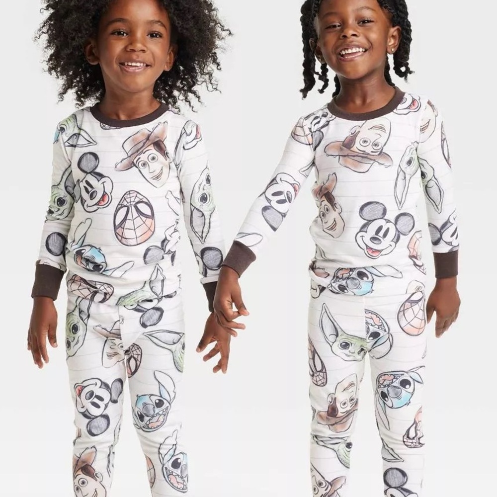 Disney 100 Kids Pajamas Size 12